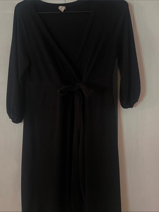 Old Navy Dresses & Skirts - Old Navy Black Wrap Tie-Front Women’s Dress